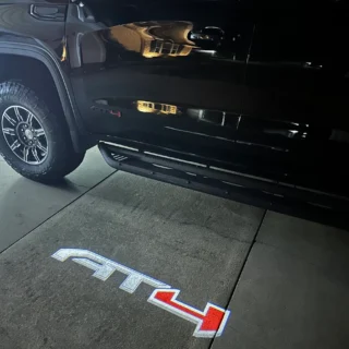 gmc at4 puddle light and other truck accessories